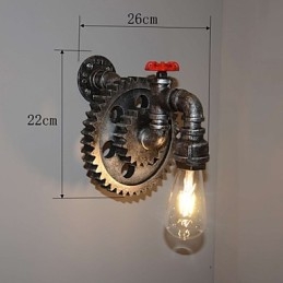 Creative Iron Bar Restaurace Bar Ulička Nástěnná lampa Nástěnná lampa Loft Průmyslové vybavení Osobnost K tomu Staré vodní dýmky