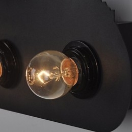 4 světla American Village Pastorační LOFT Styl Ložnice Ulička Iron Retro nástěnné lampy