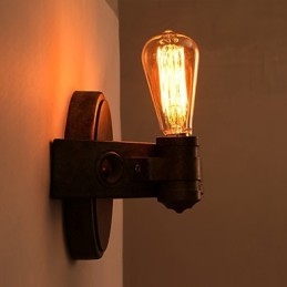 American Creative Restoring Ancient Ways Kované železné mačety v nástěnných lampách