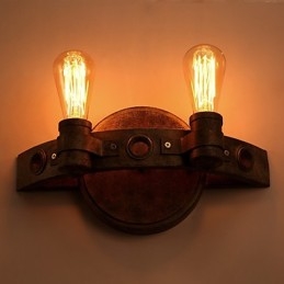 American Creative Restoring Ancient Ways Kované železné mačety v nástěnných lampách