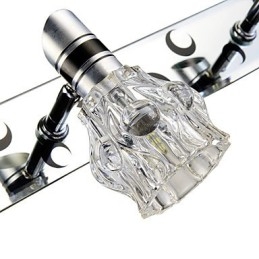 Nové nástěnné osvětlení Wash Jednobarevná bílá lampa pro přední zrcadlo Hardware kovové desky koupelnové nástěnné světlo