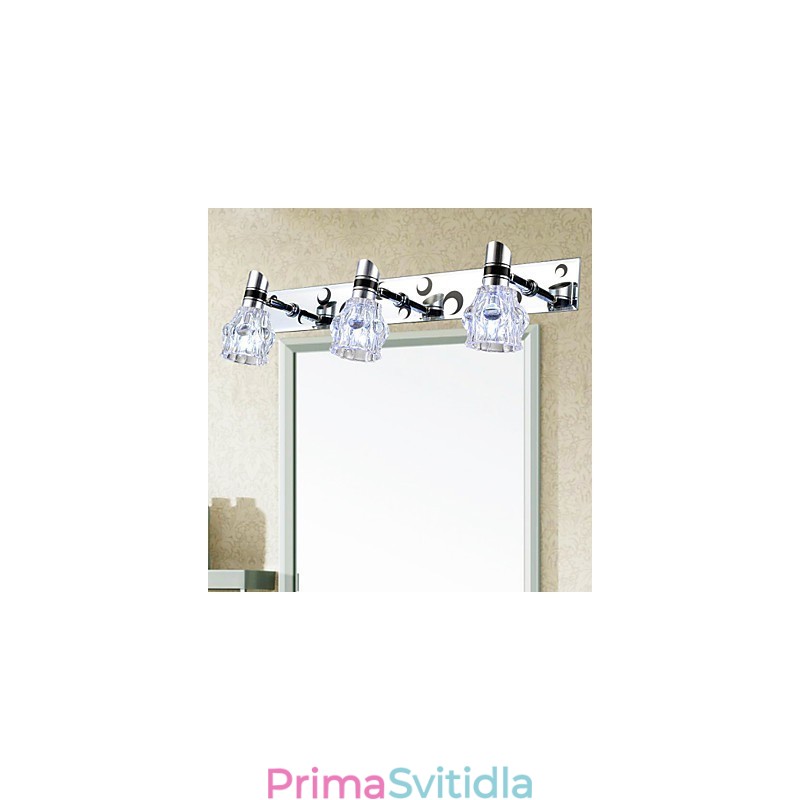 Nové nástěnné osvětlení Wash Jednobarevná bílá lampa pro přední zrcadlo Hardware kovové desky koupelnové nástěnné světlo