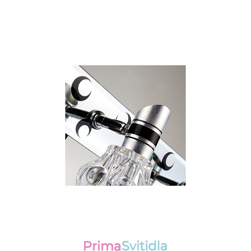 Nové nástěnné osvětlení Wash Jednobarevná bílá lampa pro přední zrcadlo Hardware kovové desky koupelnové nástěnné světlo