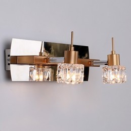 Křišťálové koupelnové osvětlení Modern Contemporary G4 Metal