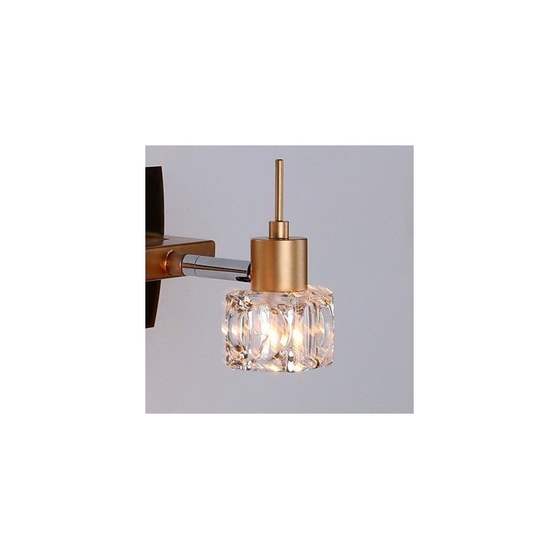 Křišťálové koupelnové osvětlení Modern Contemporary G4 Metal