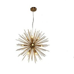Lustr Retro Imitation Copper Creative line 10 Lights