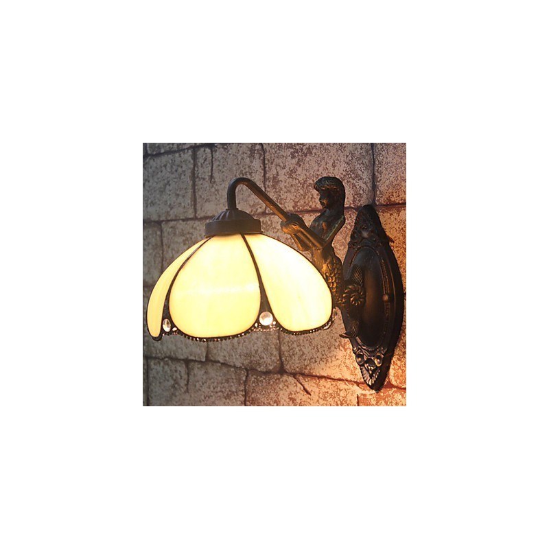 Evropská smluvní svítidla pro venkovské kreativní kované železné nástěnné lampy