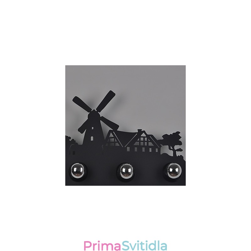 4 světla American Village Pastorační LOFT Styl Ložnice Ulička Iron Retro nástěnné lampy