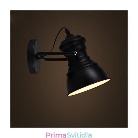 Nástěnné svítidlo ve stylu Art Deco Průmyslové Iron Vývěsní štít Loft Nástěnná lampa Nástěnné svítidlo ve stylu Art Deco Průmyslové Iron Vývěsní štít Loft Nástěnná lampa