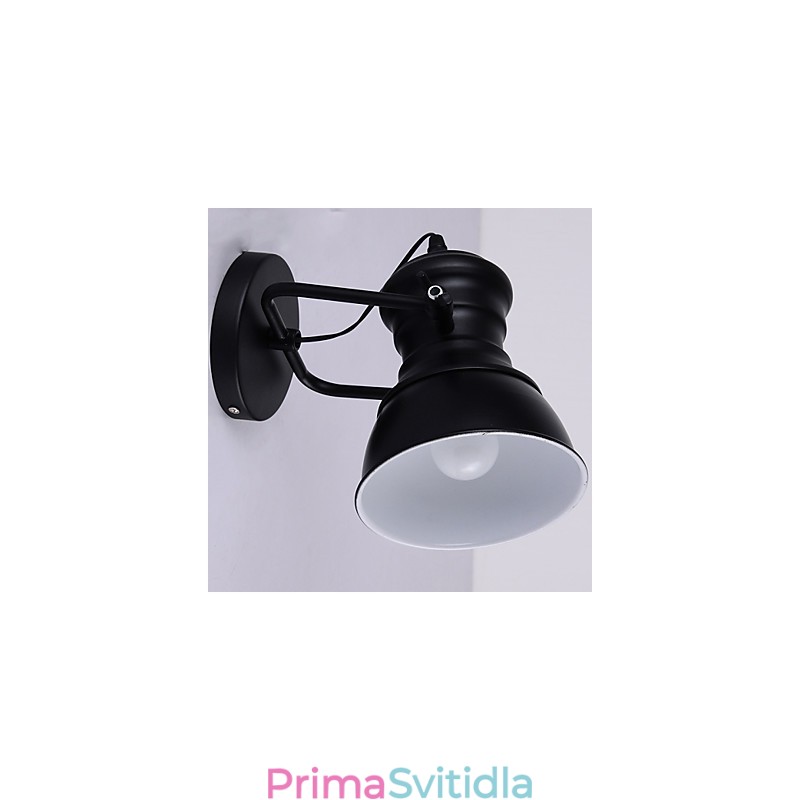 Nástěnné svítidlo ve stylu Art Deco Průmyslové Iron Vývěsní štít Loft Nástěnná lampa