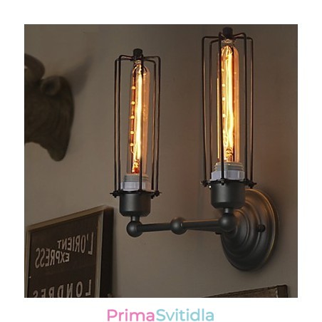 Loft American Country Retro Železná nástěnná lampa Art Industry Lights Loft American Country Retro Železná nástěnná lampa Art Industry Lights