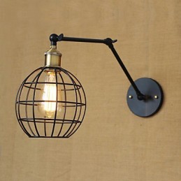 Nástěnná svítidla Swing Lights Nástěnná světla na čtení Mini styl Rustic Lodge Metal