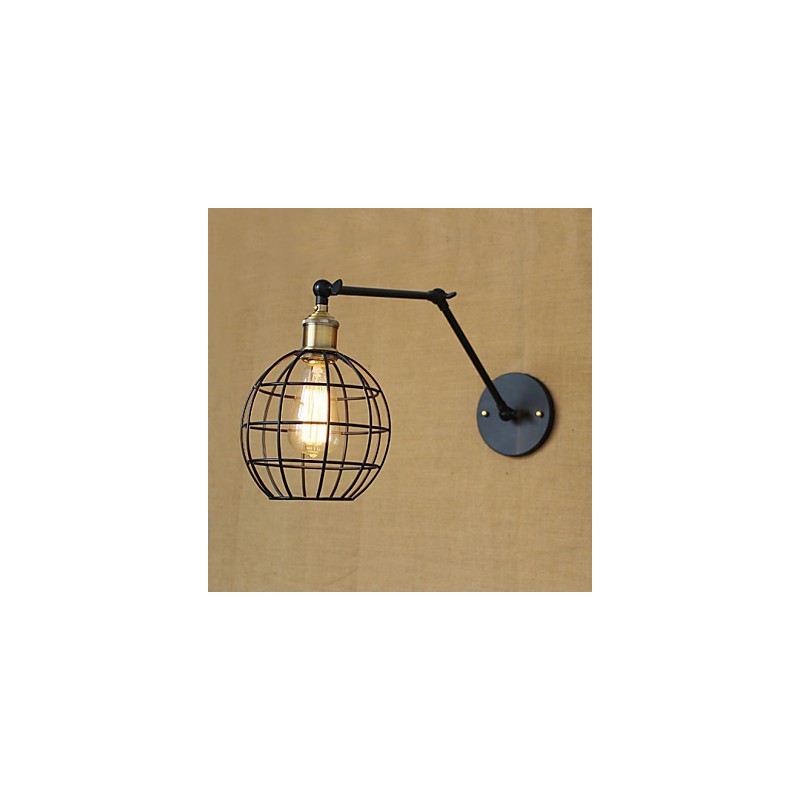 Nástěnná svítidla Swing Lights Nástěnná světla na čtení Mini styl Rustic Lodge Metal