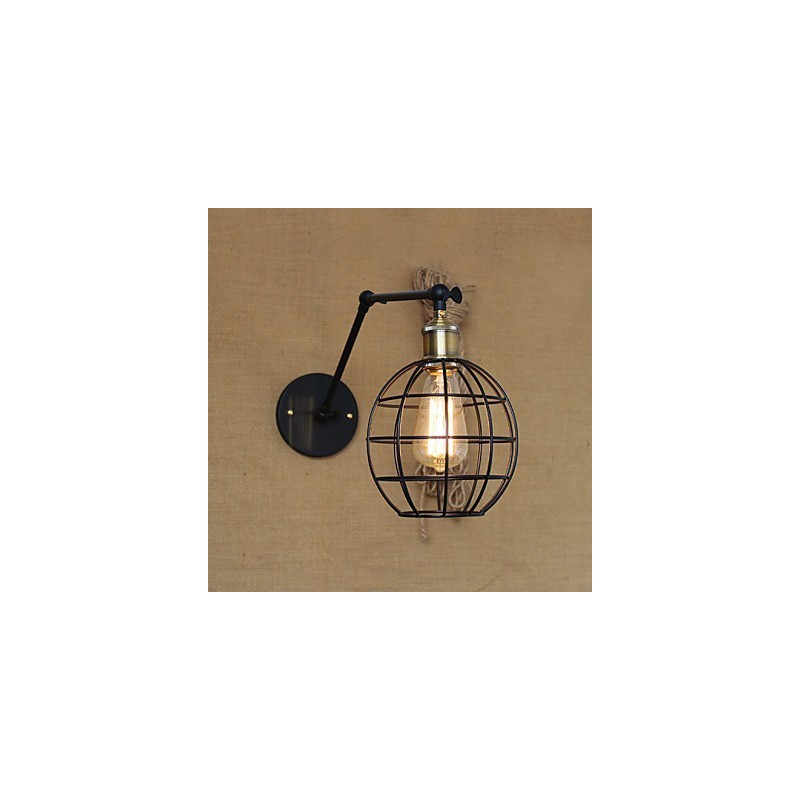 Nástěnná svítidla Swing Lights Nástěnná světla na čtení Mini styl Rustic Lodge Metal