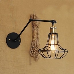 Nástěnná svítidla Swing Lights Nástěnná světla na čtení Mini styl Rustic Lodge Metal