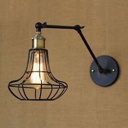 Nástěnná svítidla Swing Lights Nástěnná světla na čtení Mini styl Rustic Lodge Metal
