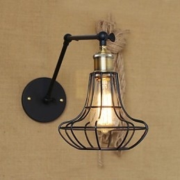 Nástěnná svítidla Swing Lights Nástěnná světla na čtení Mini styl Rustic Lodge Metal