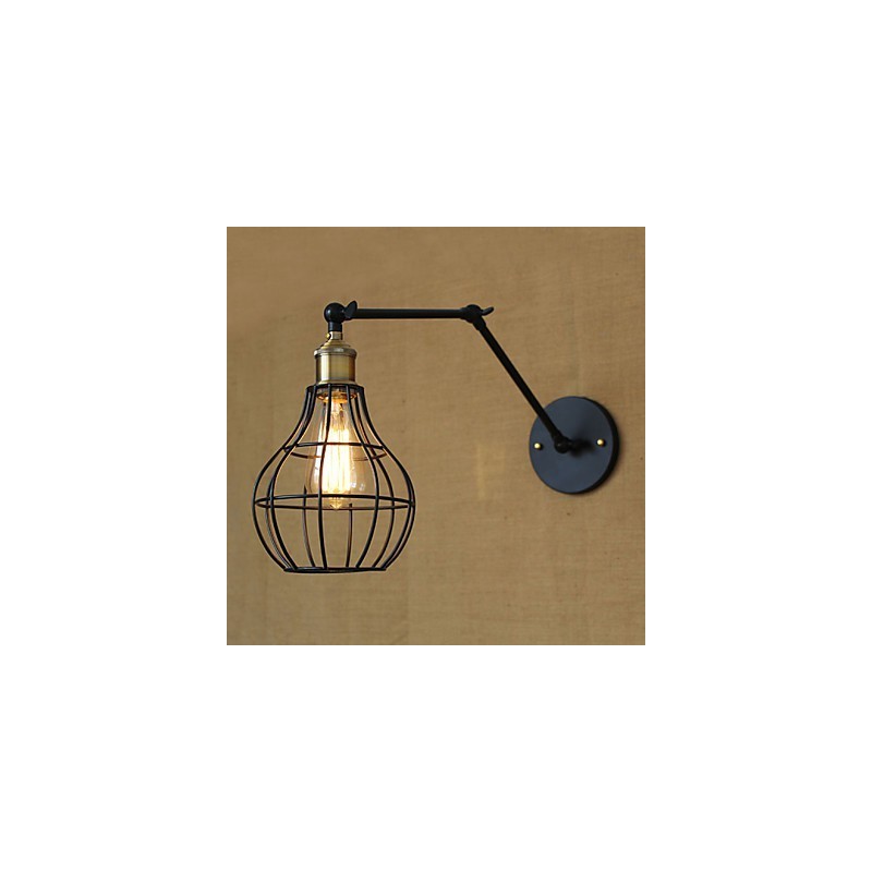 Nástěnná svítidla Swing Lights Nástěnná světla na čtení Mini styl Rustic Lodge Metal