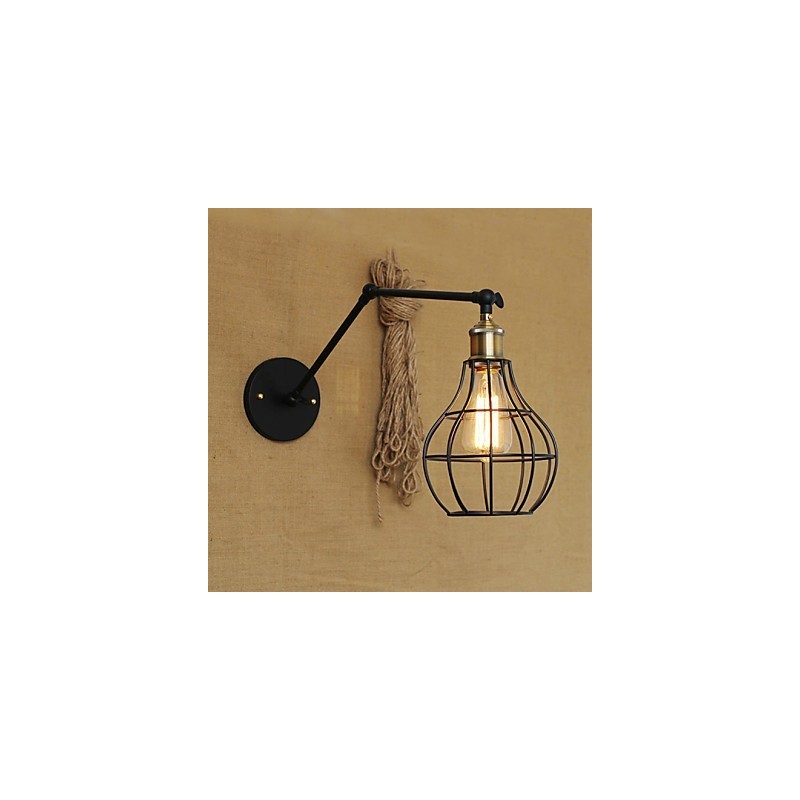 Nástěnná svítidla Swing Lights Nástěnná světla na čtení Mini styl Rustic Lodge Metal