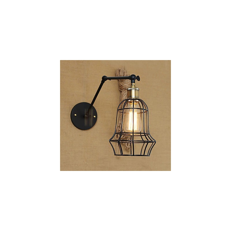 Nástěnná svítidla Swing Lights Nástěnná světla na čtení Mini styl Rustic Lodge Metal