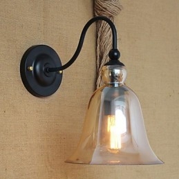Loft Vintage průmyslové Max Country nástěnné svícny E27