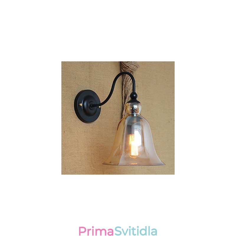 Loft Vintage průmyslové Max Country nástěnné svícny E27