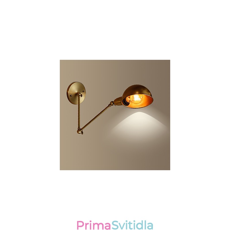 Max nástěnné svítidla v americkém průmyslovém stylu