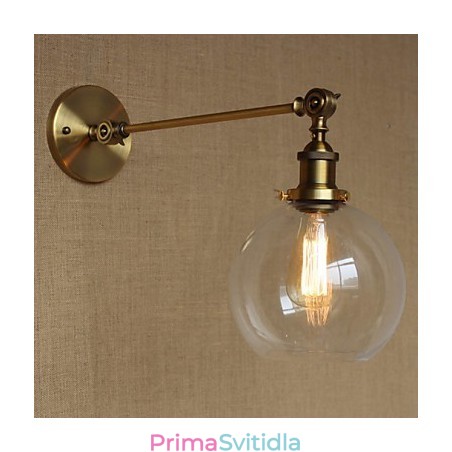 Nástěnná nástěnná nástěnná lampa do ložnice ve stylu Retro Creative American Country Hall The Iron Glass Bronz Nástěnná nástěnná nástěnná lampa do ložnice ve stylu Retro Creative American Country Hall The Iron Glass Bronz