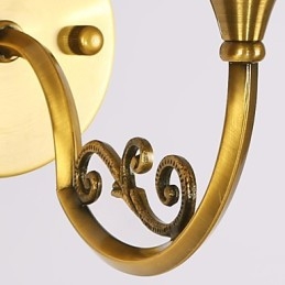 Klasická nástěnná svítidla do ložnice Jednoduché kovové nástěnné svítidlo do obývacího pokoje Sconce Bar Kavárna Chodba Balkonová nástěnná lampa