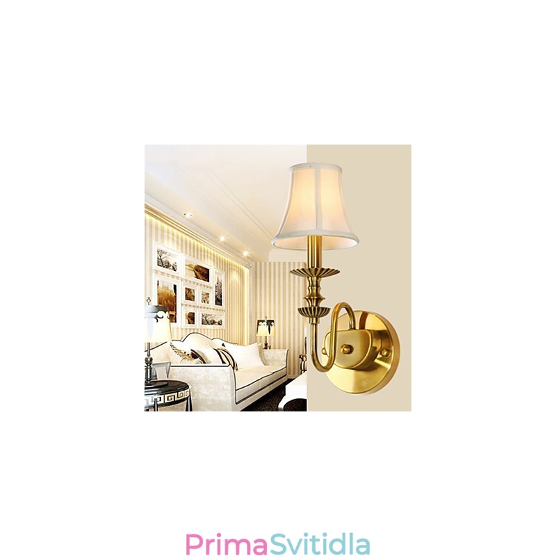 Klasická nástěnná svítidla do ložnice Jednoduché kovové nástěnné svítidlo do obývacího pokoje Sconce Bar Kavárna Chodba Balkonová nástěnná lampa