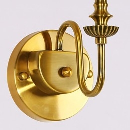 Klasická nástěnná svítidla do ložnice Jednoduché kovové nástěnné svítidlo do obývacího pokoje Sconce Bar Kavárna Chodba Balkonová nástěnná lampa