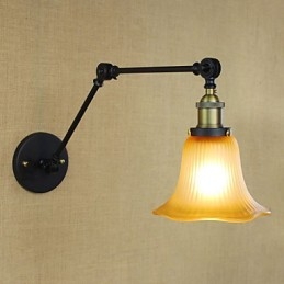 Nástěnné svítidla Koupelnové osvětlení Venkovní nástěnná světla Nástěnná světla na čtení Rustic Lodge Metal