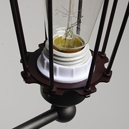Loft American Country Iron Art Starožitná nástěnná lampa Průmyslová světla