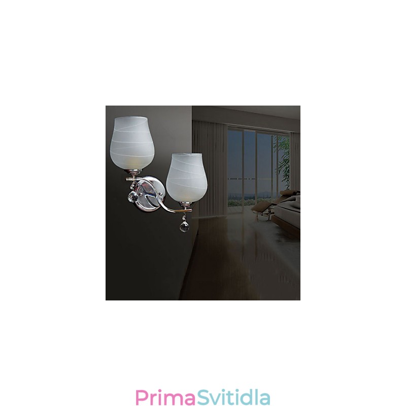 Křišťálové nástěnné svícny moderní současný kov