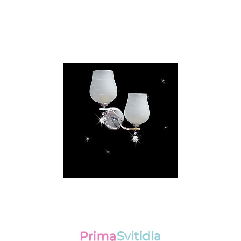 Křišťálové nástěnné svícny moderní současný kov