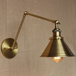 Americký venkovský venkov Retro Bronzový sklad Restaurace Kavárna Dekorativní nástěnné svítidlo