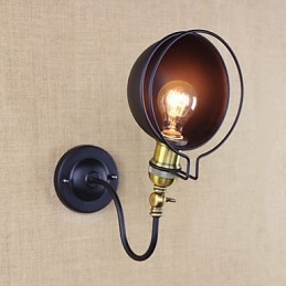 Nástěnná svítidla Swing Lights Nástěnná světla na čtení Mini styl Rustic Lodge Metal