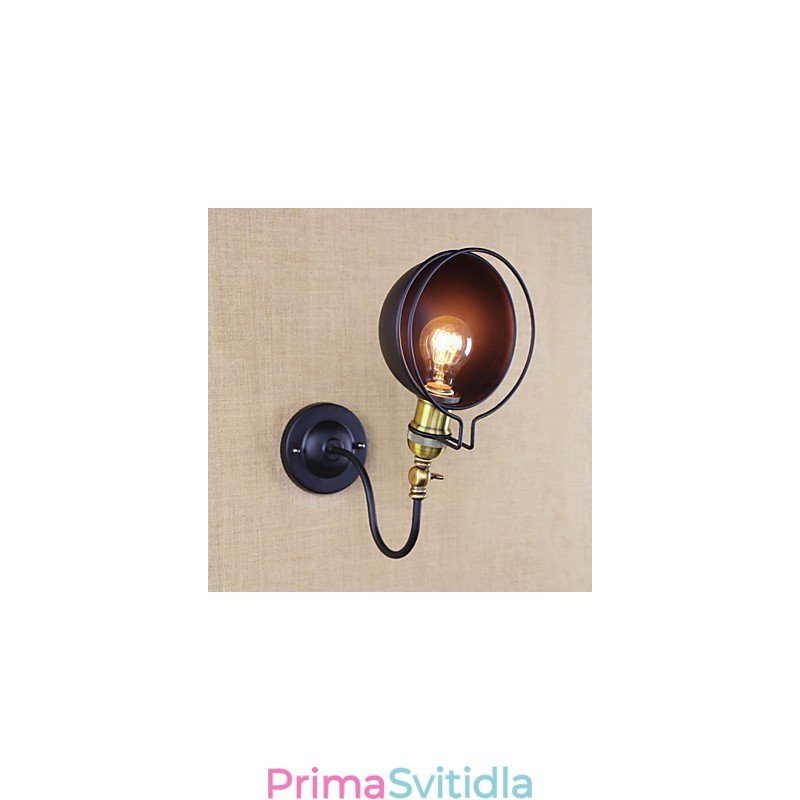 Nástěnná svítidla Swing Lights Nástěnná světla na čtení Mini styl Rustic Lodge Metal