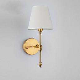 Klasická nástěnná svítidla do ložnice Jednoduché kovové nástěnné svítidlo do obývacího pokoje Sconce Bar Kavárna Chodba Balkonová nástěnná lampa