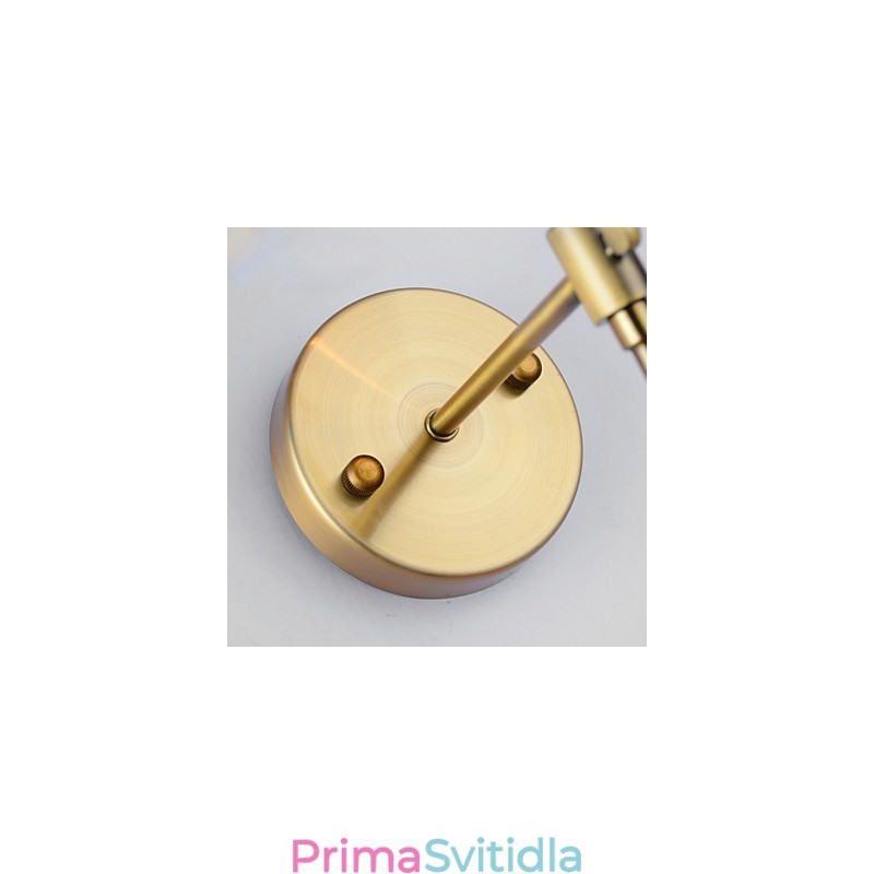 Klasická nástěnná svítidla do ložnice Jednoduché kovové nástěnné svítidlo do obývacího pokoje Sconce Bar Kavárna Chodba Balkonová nástěnná lampa