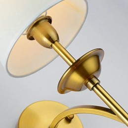 Klasická nástěnná svítidla do ložnice Jednoduché kovové nástěnné svítidlo do obývacího pokoje Sconce Bar Kavárna Chodba Balkonová nástěnná lampa