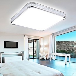 Flush Mounte Light Luxusní moderní akrylát se světlem nastavitelným zlatým nebo stříbrným Můžete si vybrat