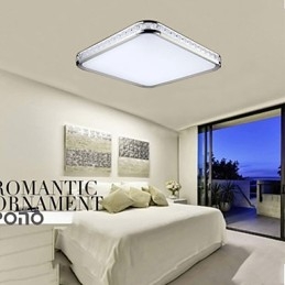Flush Mounte Light Luxusní moderní akrylát se světlem nastavitelným zlatým nebo stříbrným Můžete si vybrat