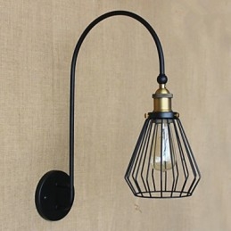 Kreativní velká jednohlavá dekorativní nástěnná lampa v retro stylu severského středomořského stylu
