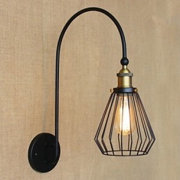 Kreativní velká jednohlavá dekorativní nástěnná lampa v retro stylu severského středomořského stylu