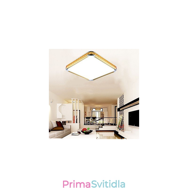 Flush Mounte Light Luxusní moderní akrylát se světlem nastavitelným zlatým nebo stříbrným Můžete si vybrat