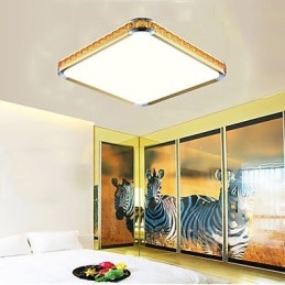 Flush Mounte Light Luxusní moderní akrylát se světlem nastavitelným zlatým nebo stříbrným Můžete si vybrat