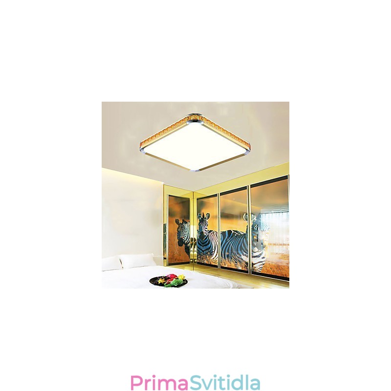 Flush Mounte Light Luxusní moderní akrylát se světlem nastavitelným zlatým nebo stříbrným Můžete si vybrat