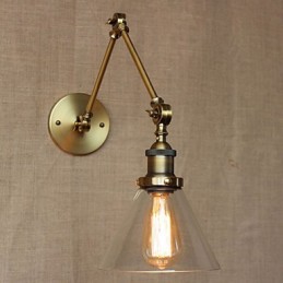 Retro Vintage Store Exkluzivně navržená moderní nástěnná lampa ve vstupní hale z bronzového kostela