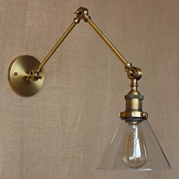 Retro Vintage Store Exkluzivně navržená moderní nástěnná lampa ve vstupní hale z bronzového kostela